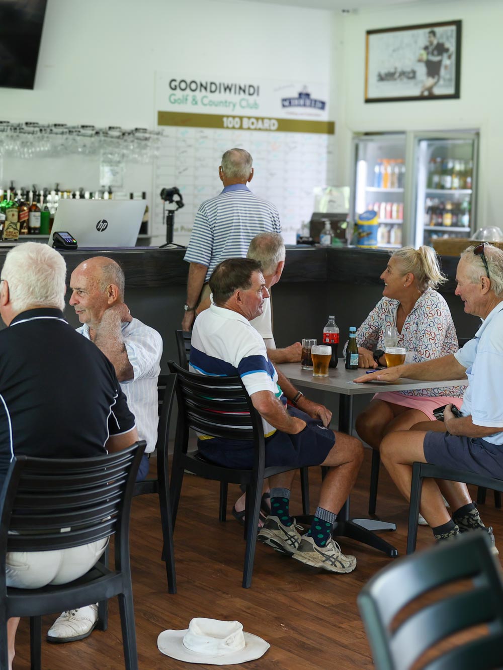 Clubhouse bar